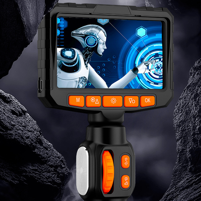 Endoscope auto repair engine carbon deposition detection industrial pipeline inspection 360 degree steering waterproof