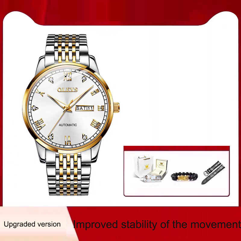 Men's Watch Men's Mechanical Watch Fully Automatic Simple Night Light Watch