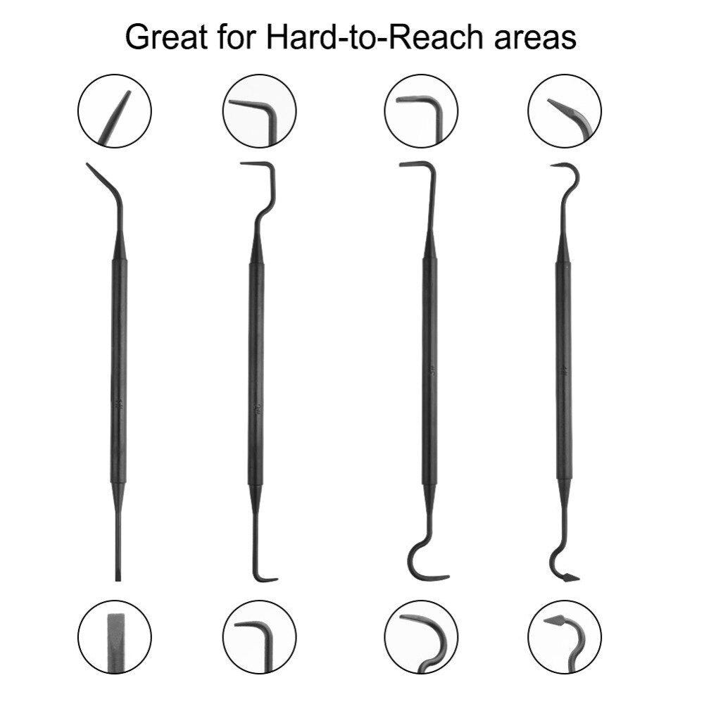 7pcs/Set 3pcs Steel Wire Brush + 4pcs Nylon Pick Set Universal Cleaning Tool