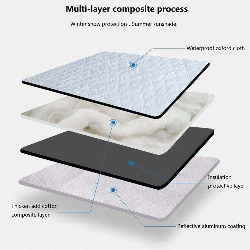 Car Snow Block Front Windshield Cover Anti-Frost Anti-Freeze Sunshade Shade Winter Snow Block Auto Supplies Sunshade