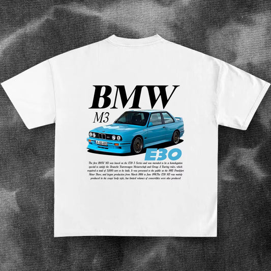 BMW M3 E30 Car T Shirt Mens Clothing