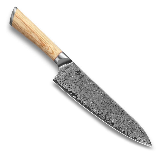 67-layer steel V gold 10 Damascus kitchen knife chef Knives Gyuto Santoku Cleaver Paring Steak Slicing Utility