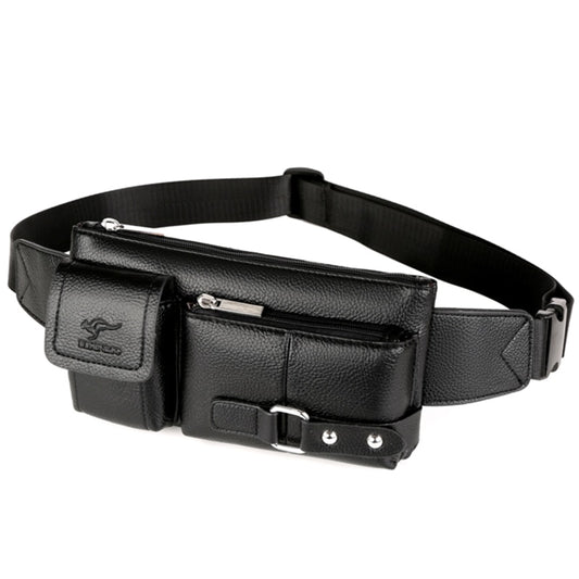 Waist Bag Men Leather Chest Bag Casual Belt Bags Sling Crossbody  Waist Packs