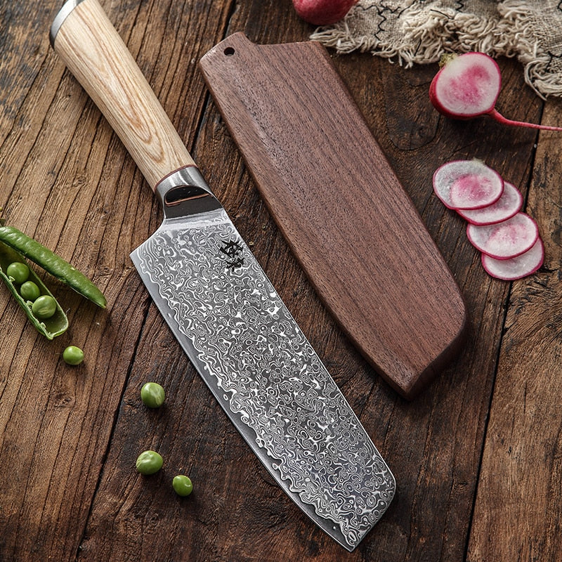 67-layer steel V gold 10 Damascus kitchen knife chef Knives Gyuto Santoku Cleaver Paring Steak Slicing Utility