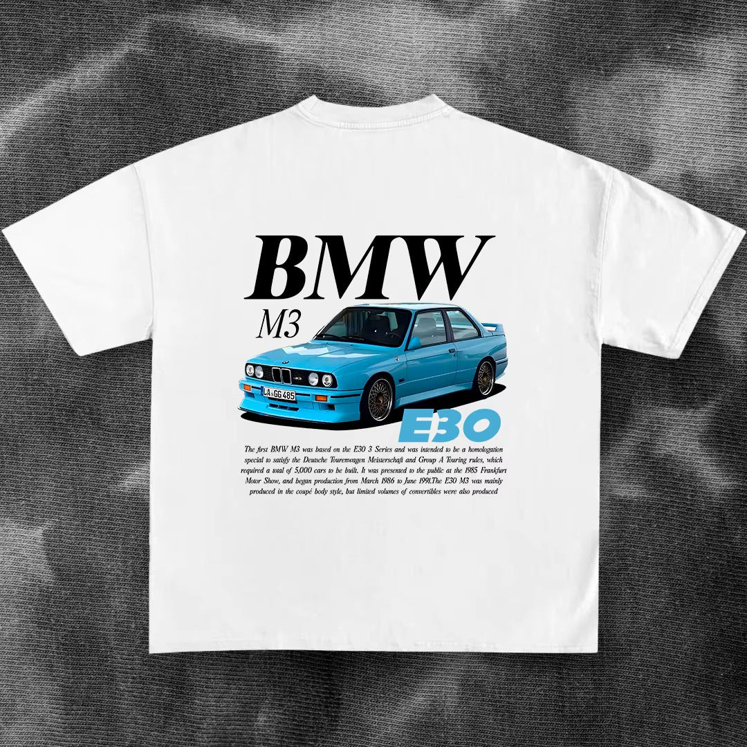 BMW M3 E30 Car T Shirt Mens Clothing