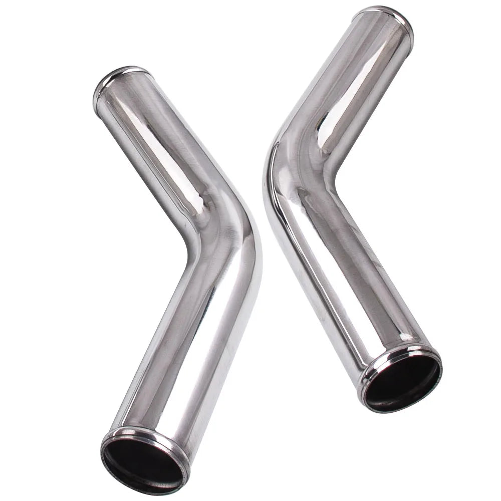 2.5 inch 64mm Universal Aluminum Intercooler Turbo Piping Kit+ Silicone+Clamp