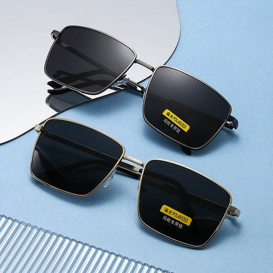 For Driving Sunglasses Men's Polarized Glasses Box