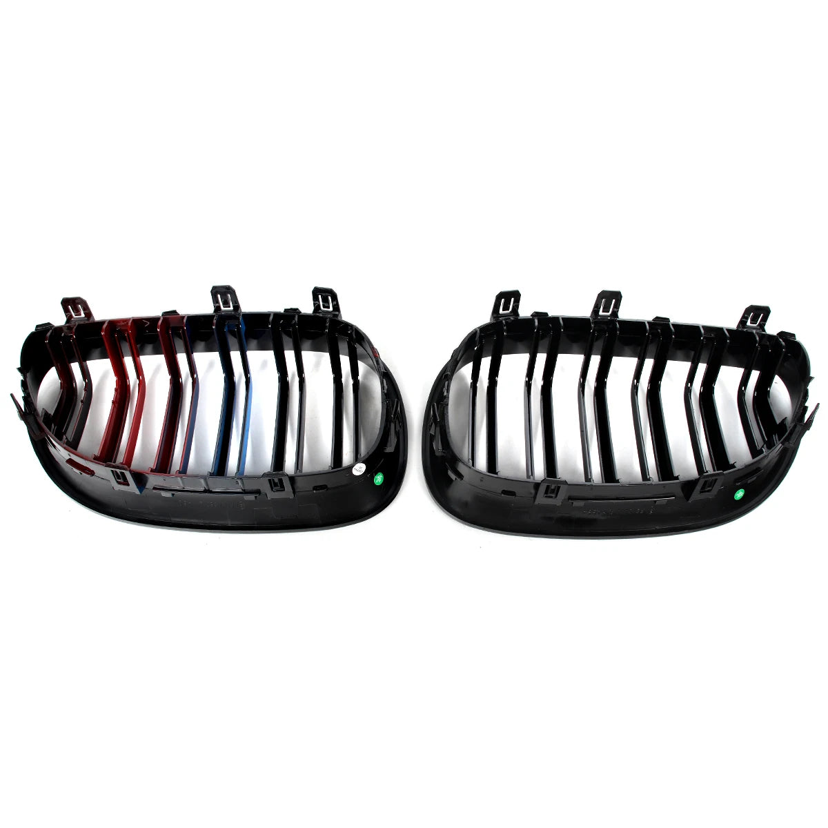 MAGICKIT Gloss Black M Color Front Kidney Grille Grill For 2003-10 BMW E60 E61 525i 535i