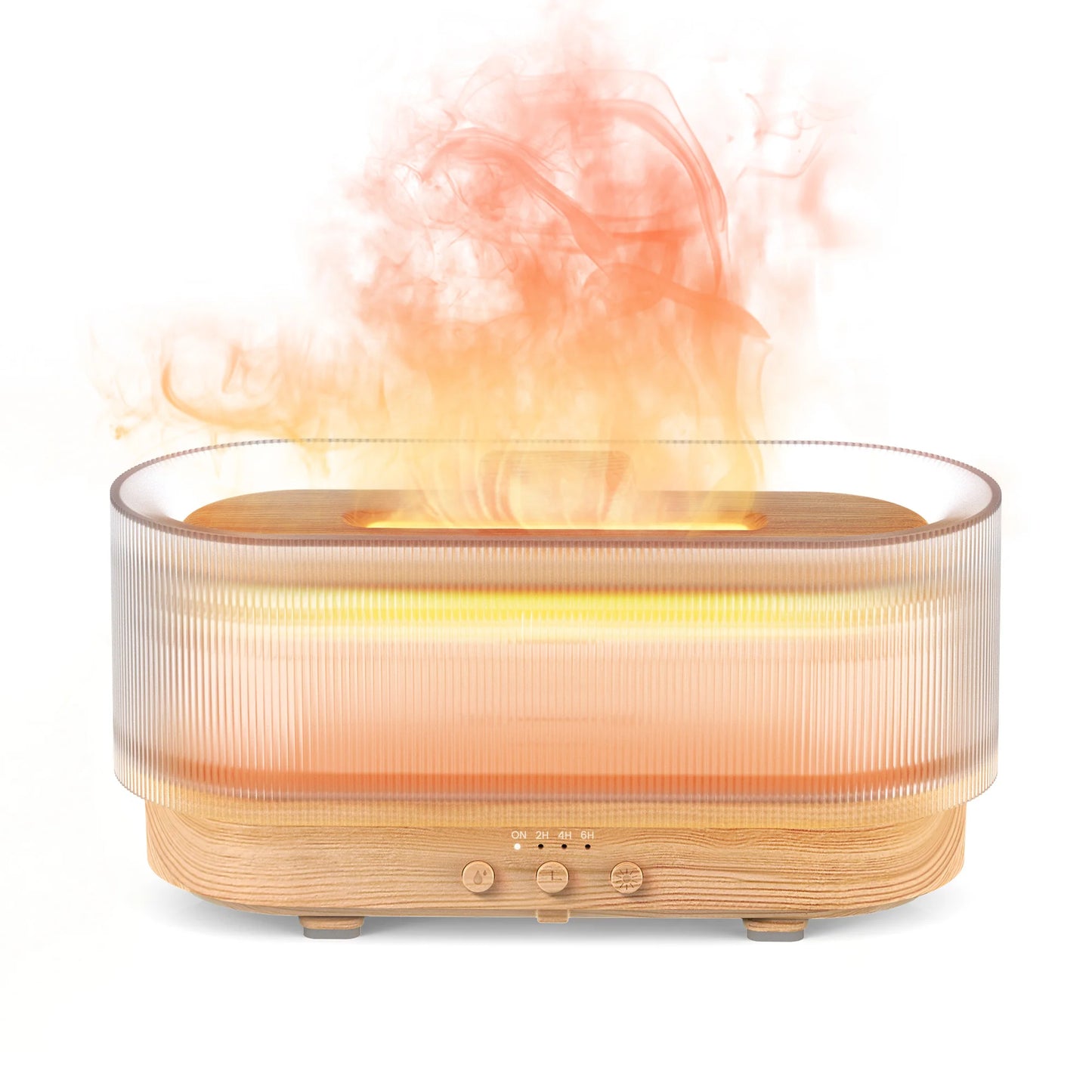 Sejoy Flame Aromatic Aroma Diffuser 300ml USB Household Air Humidifier With Cool Mist Colorful Desktop Purifier Bedroom