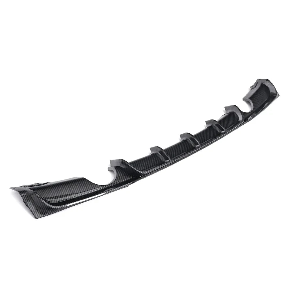 MagicKit Carbon Fiber Style Rear Bumper Diffuser w/ Dual Exhaust for BMW F30 F31 M Sport