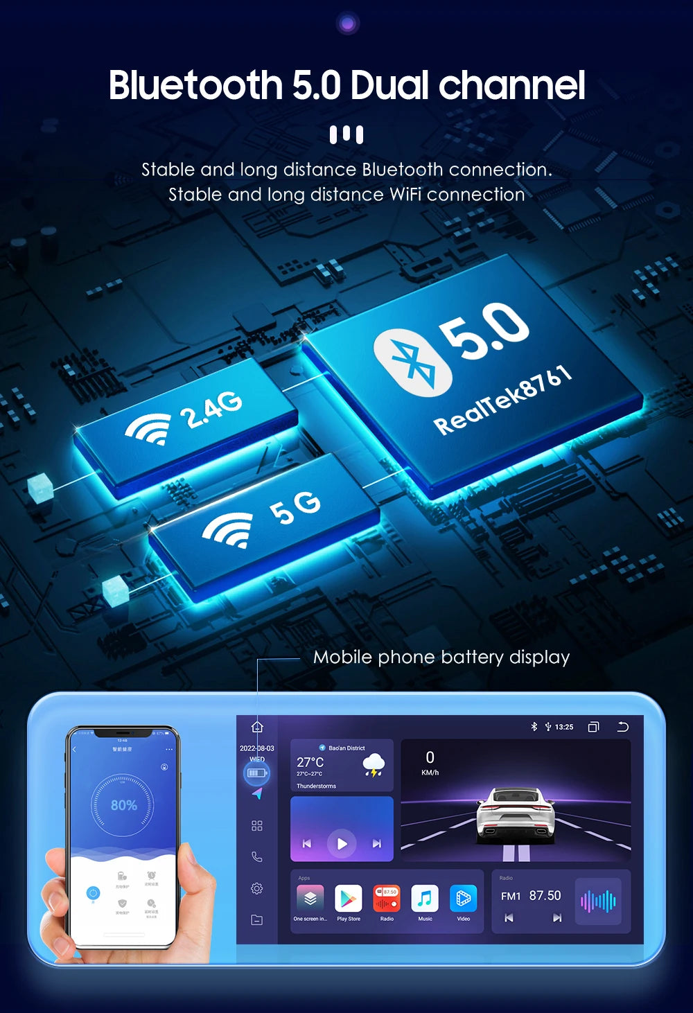 7''DSP System 2 Din Android 13 Auto Radio Car Multimedia Player For BMW E46 CarPlay 4G GPS 2din Autoradio