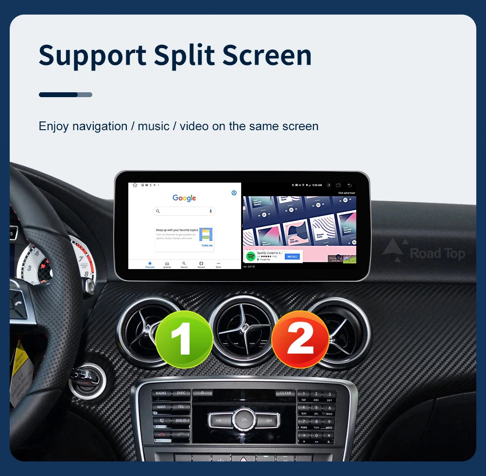 Android 13 Touch Screen for Mercedes Benz A B CLA GLA  W176 X117 X156 W463 W246 2013-2015 GPS Carplay Android Auto Car Radio