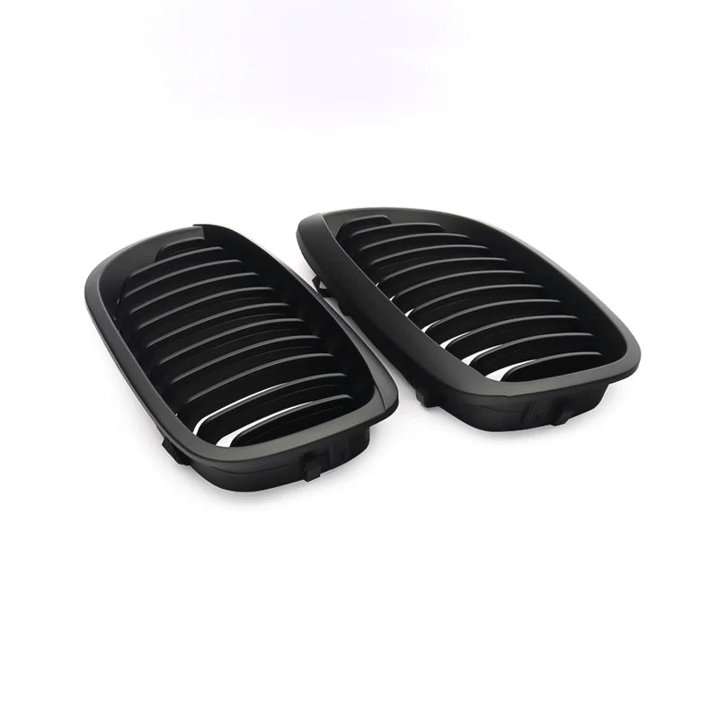MagicKit Front Bumper Kidney Grills Fit for BMW 3-Series E46 2002-2005 Facelift Grille Gloss Black