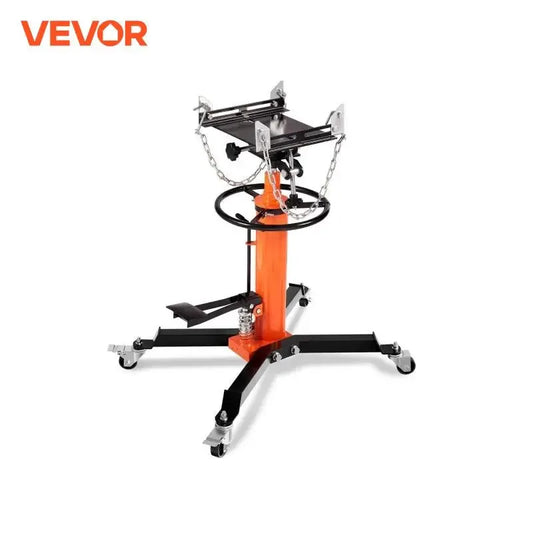 VEVOR Transmission Jack 1322 LBS Hydraulic Telescoping Transmission Jack 32"-67" High Lift Floor Jack Stand Lift Hoist Garage