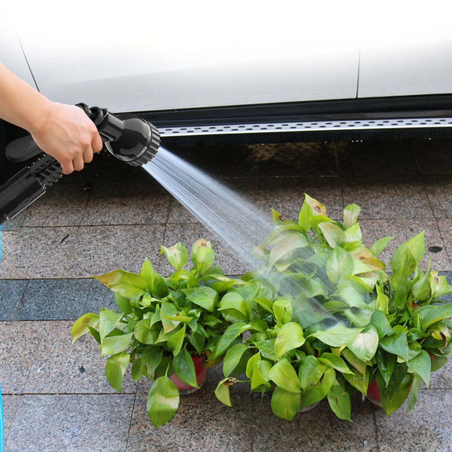 Expandable Garden Hose Water Gun 7 Spray Modes Leak-Proof Kink-Free Lightweight Magic Hose for Watering Washing Cleaning