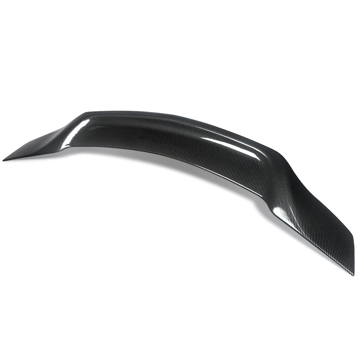 For Mercedes Benz W204 2008-2014 Carbon Fiber Look Rear Trunk Spoiler R Style