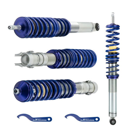 Adjustable Height Coilovers For VW MK2 / MK3 GOLF & JETTA Shocks Struts Coilovers Shock Assembly Absorber Spring Struts