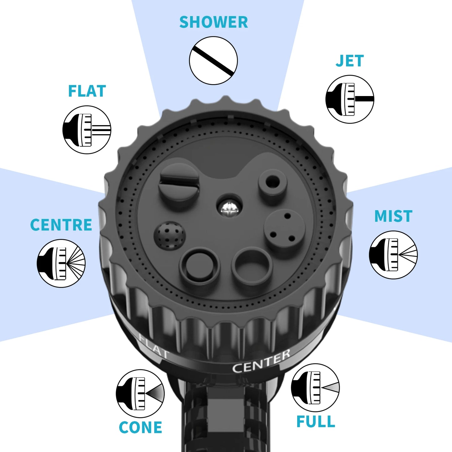 Expandable Garden Hose Water Gun 7 Spray Modes Leak-Proof Kink-Free Lightweight Magic Hose for Watering Washing Cleaning