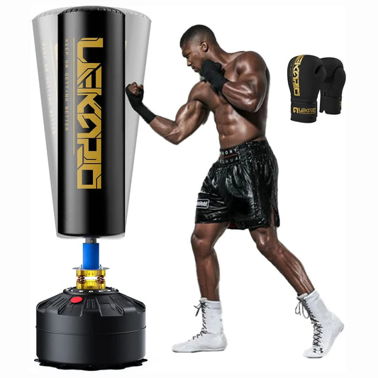 Standing boxing post, punching bag with gloves, home fighting training sandbag, boxing bag with suction cup, gift for men