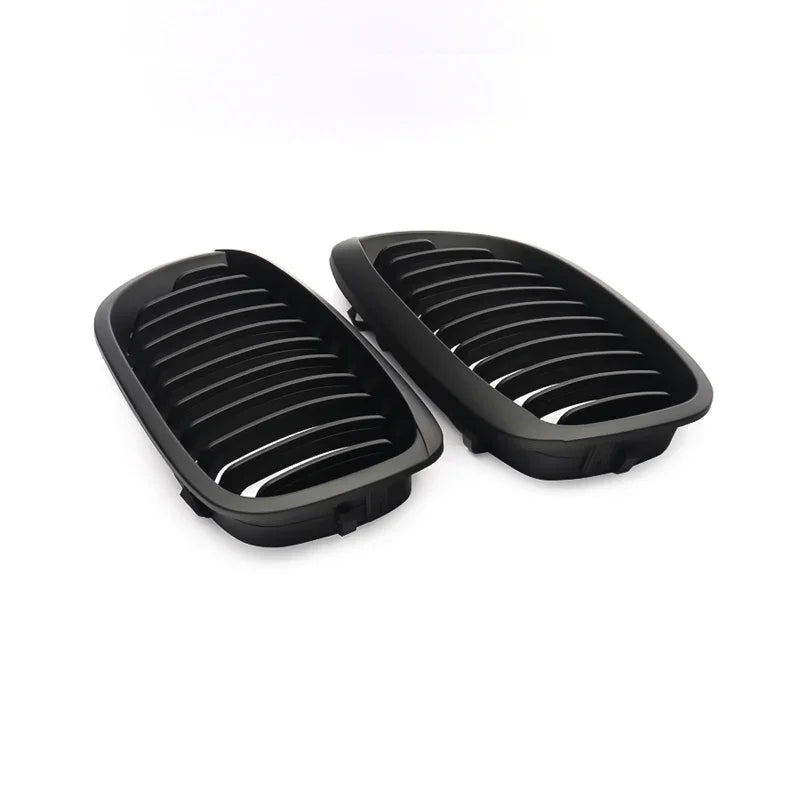 MagicKit Front Bumper Kidney Grills Fit for BMW 3-Series E46 2002-2005 Facelift Grille Gloss Black