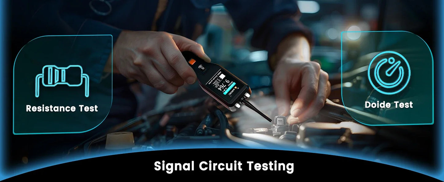 Ancel PB50 Car Circuit Tester Inspection Tool 12V 24V Automotive Power Circuit Probe Kit Electrical System Mechanical Works Tool