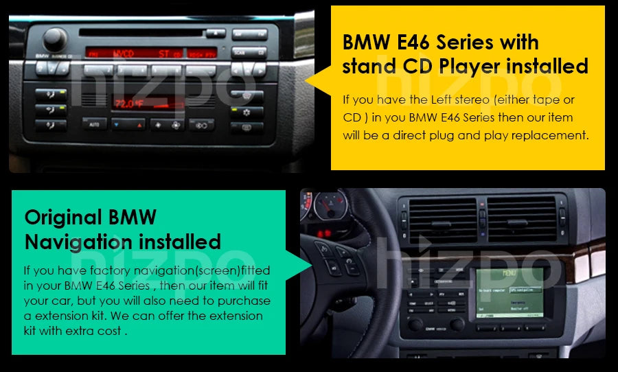 7''DSP System 2 Din Android 13 Auto Radio Car Multimedia Player For BMW E46 CarPlay 4G GPS 2din Autoradio
