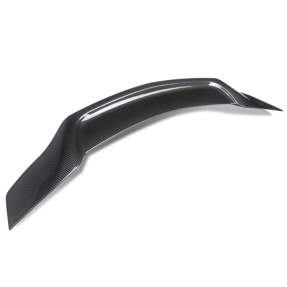 For Mercedes Benz W204 2008-2014 Carbon Fiber Look Rear Trunk Spoiler R Style