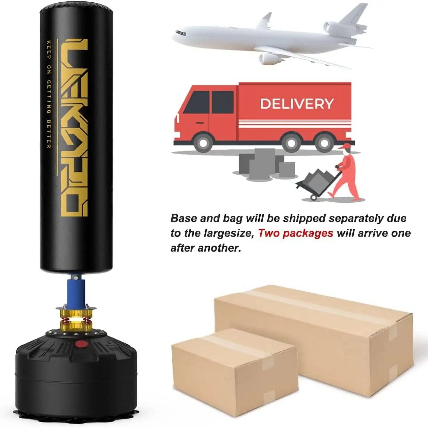 Standing boxing post, punching bag with gloves, home fighting training sandbag, boxing bag with suction cup, gift for men