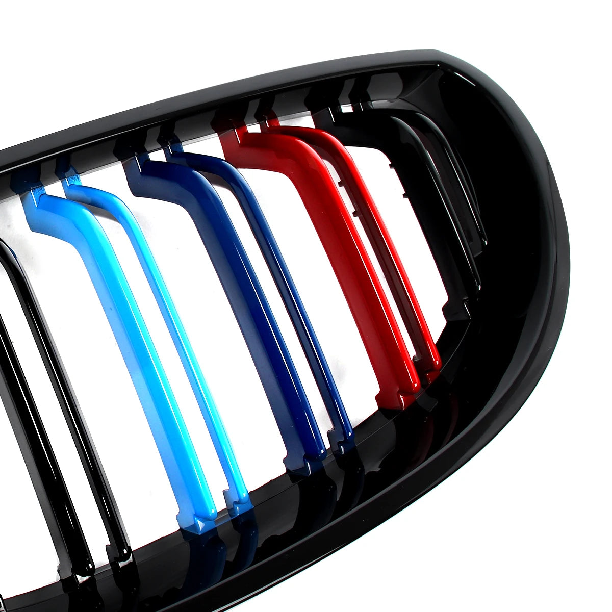 MAGICKIT Gloss Black M Color Front Kidney Grille Grill For 2003-10 BMW E60 E61 525i 535i
