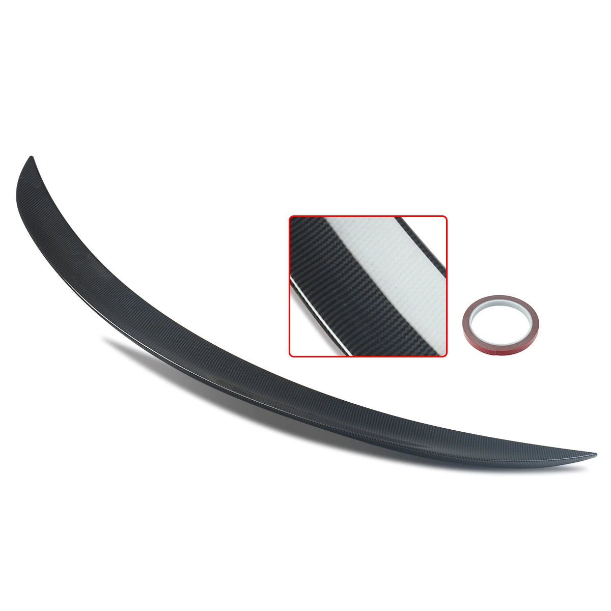MP Style Carbon Fiber Style Spoiler for BMW 3 Series E90 Rear Trunk Bumper Lip Refit Wing Tail M3 Accessories 2005-2011