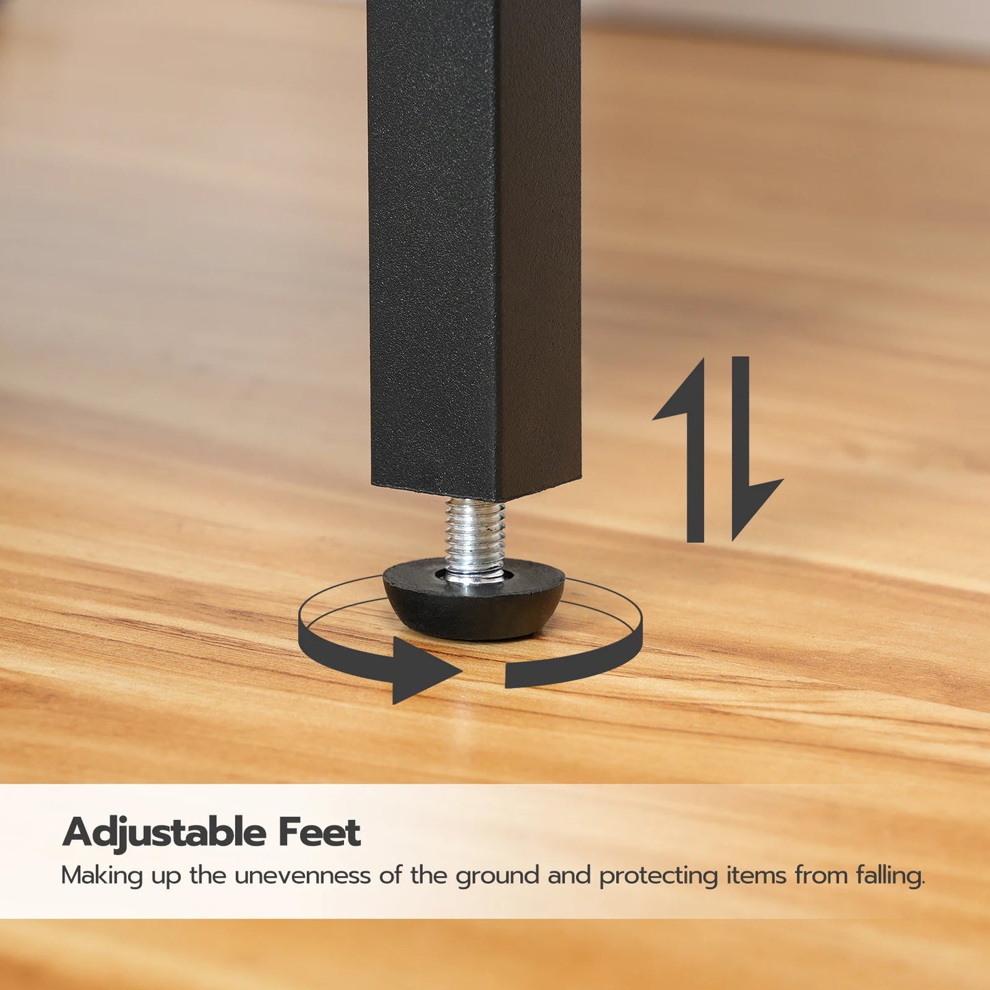 Bedside Table with Charging Station Side Table with 2 USB Ports and 2 AC Outlets Bed Side Table with 2 Flip-Down Compartments