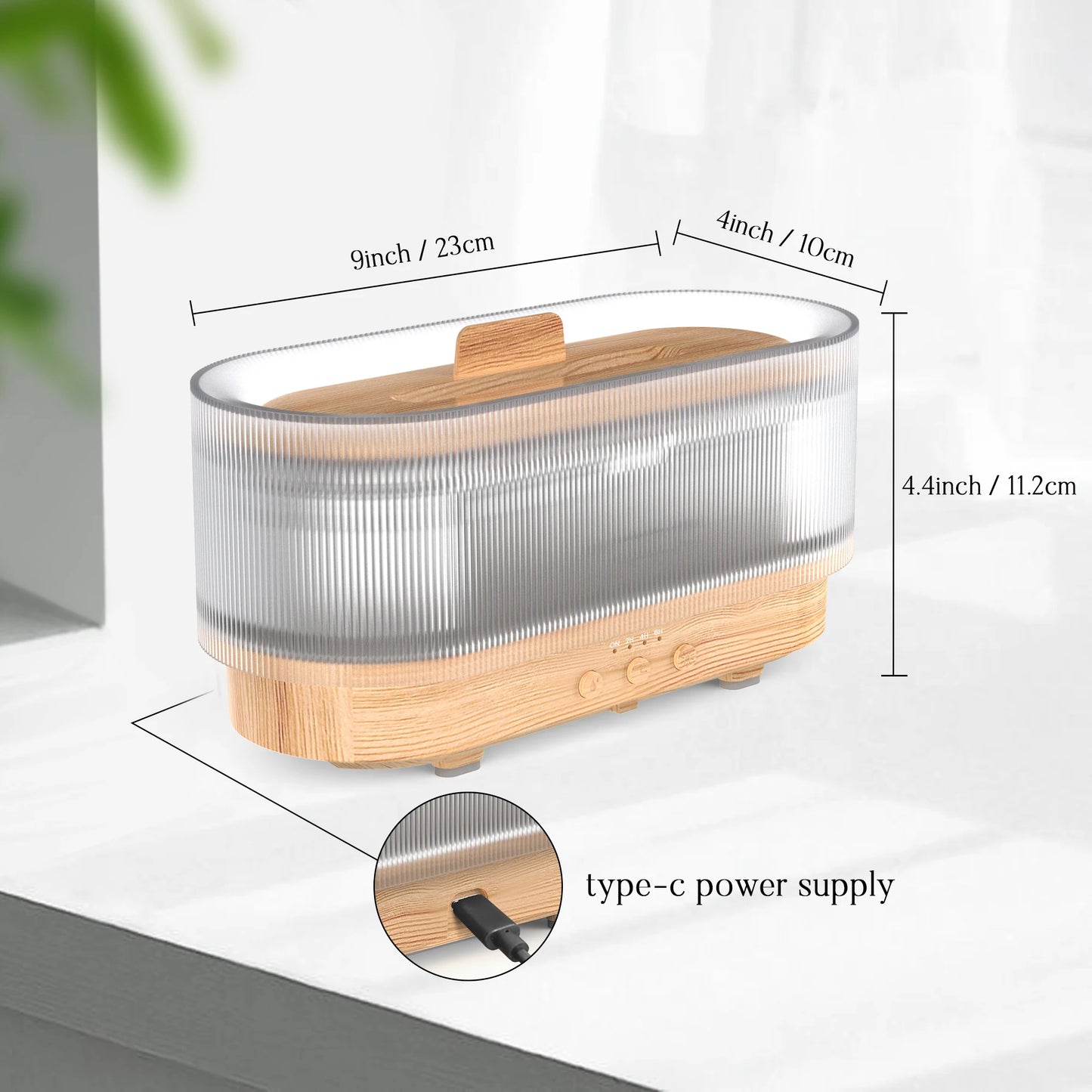 Sejoy Flame Aromatic Aroma Diffuser 300ml USB Household Air Humidifier With Cool Mist Colorful Desktop Purifier Bedroom