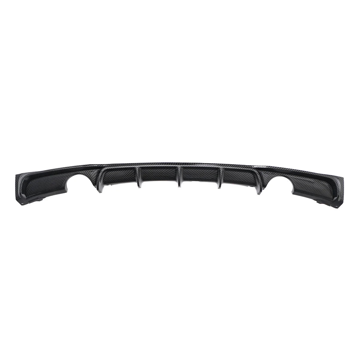 MagicKit Carbon Fiber Style Rear Bumper Diffuser w/ Dual Exhaust for BMW F30 F31 M Sport