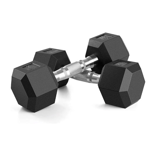 2pc 2.5kg/ 5kg/7.5kg Hexagon Dumbbells Gym Weights for Exercise Dumbbell Equipment Home Rubber Dumbbells