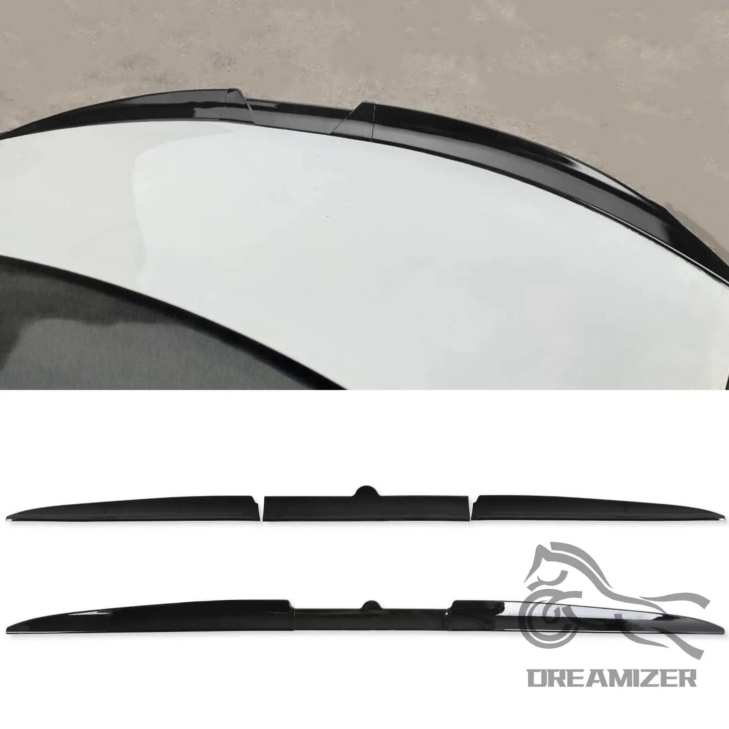 Universal Car Spoiler Roof Rear Tail Wing Trunk DIY Refit Decoration Auto Racing