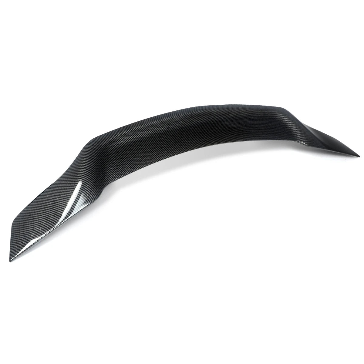 For Mercedes Benz W204 2008-2014 Carbon Fiber Look Rear Trunk Spoiler R Style