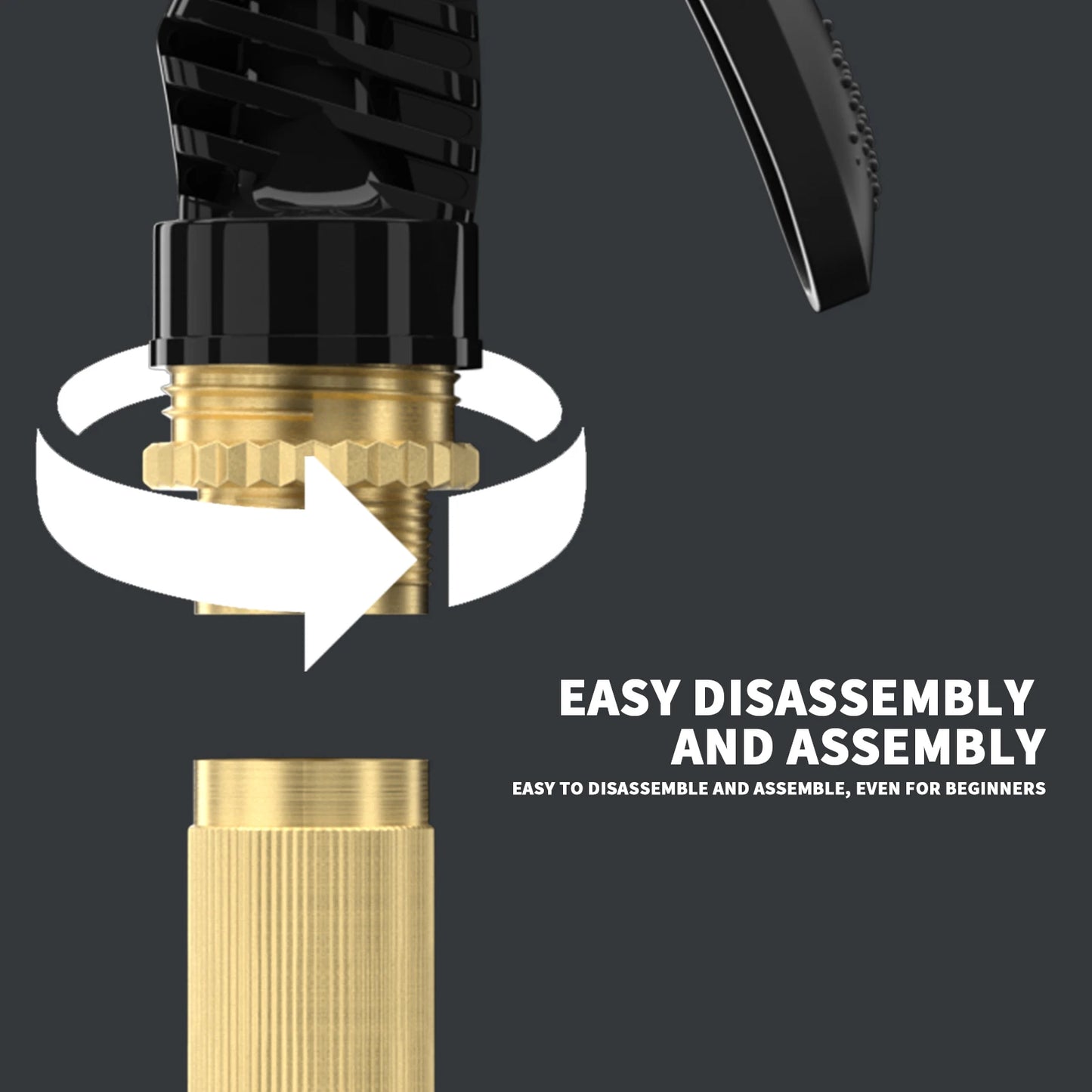 Expandable Garden Hose Water Gun 7 Spray Modes Leak-Proof Kink-Free Lightweight Magic Hose for Watering Washing Cleaning