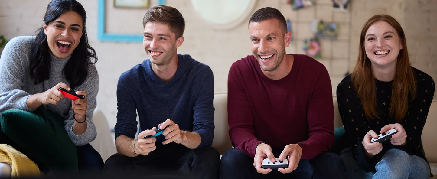 Nintendo Switch (OLED model) with White Joy-Con