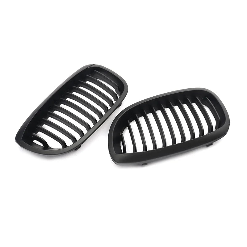 MagicKit Front Bumper Kidney Grills Fit for BMW 3-Series E46 2002-2005 Facelift Grille Gloss Black