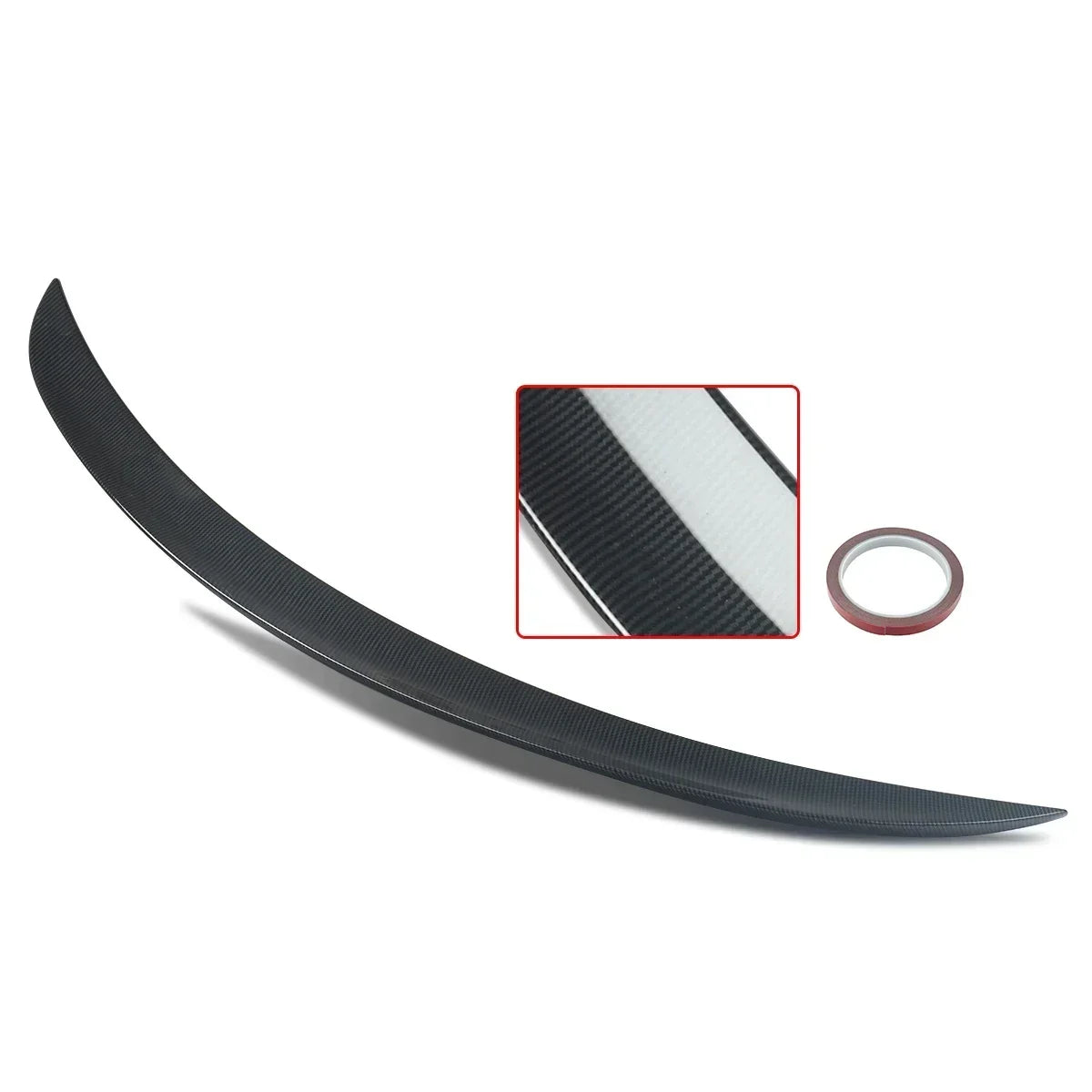 MP Style Carbon Fiber Style Spoiler for BMW 3 Series E90 Rear Trunk Bumper Lip Refit Wing Tail M3 Accessories 2005-2011