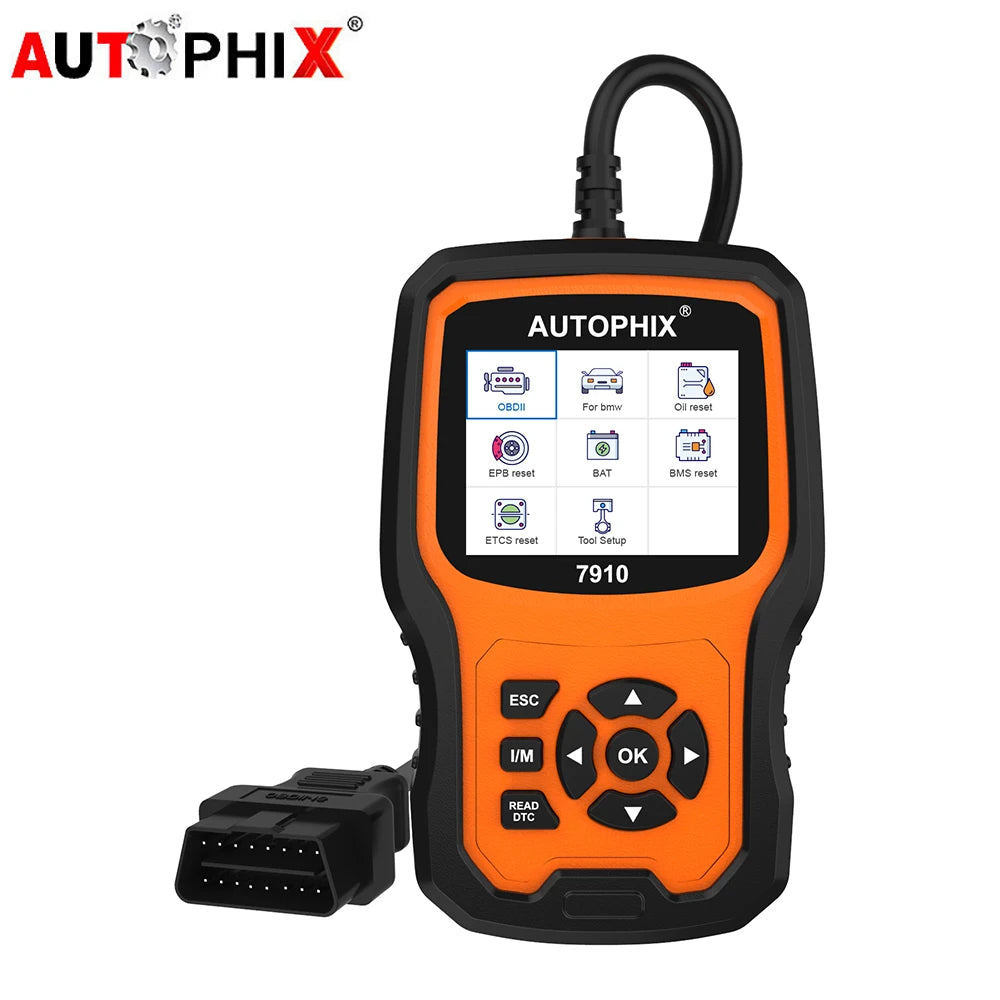 Autophix 7910 OBD2 Diagnostic Tool For BMW For Rolls Royce for Mini Oil Airbag Battery Reset Car OBD 2 Scanner All System
