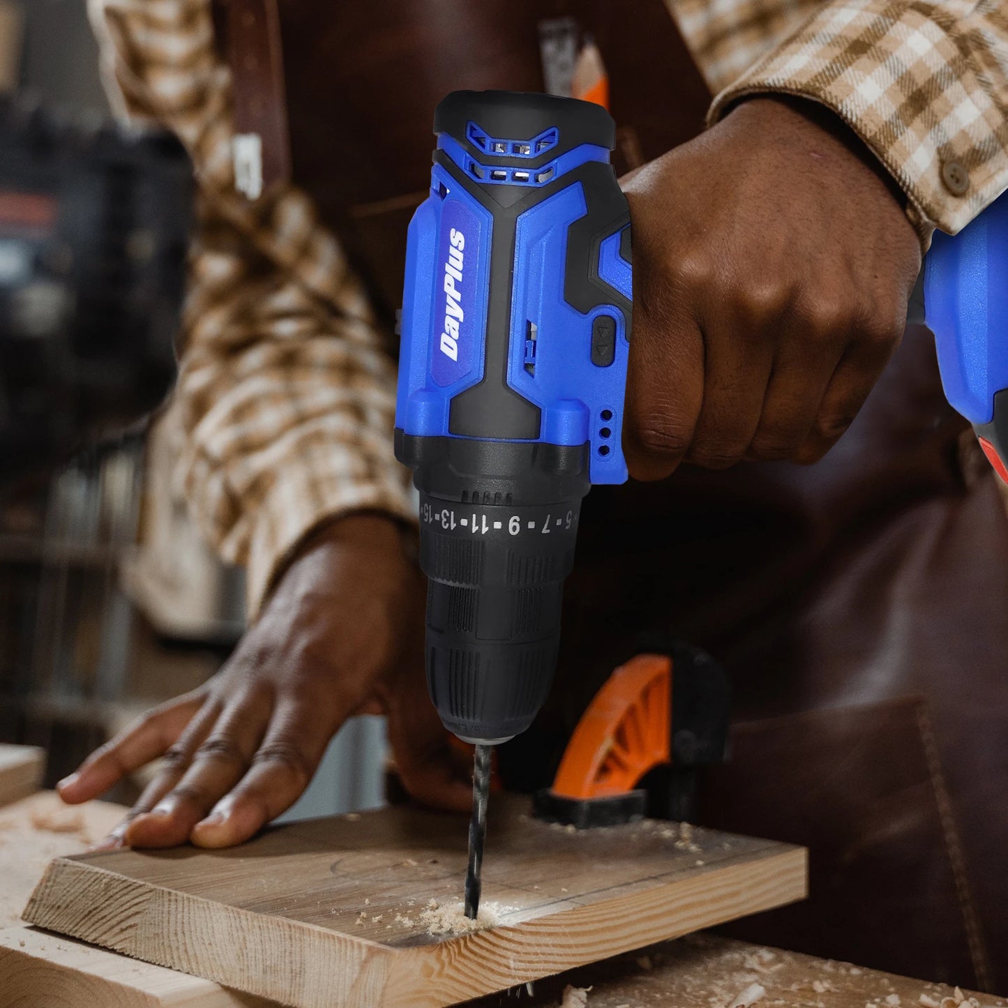 21V Cordless Power Drill,Handheld Screwdriver Drill Set with 25+1 Torque Setting,1.5AH Li-ion Battery&Fast Charger,2-Gear Drill