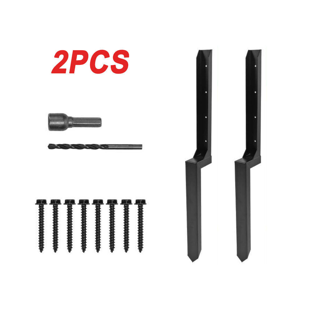 Heavy Duty Steel Fence Post Repair Stake Anchor Ground Spike 43 X 12x45cm