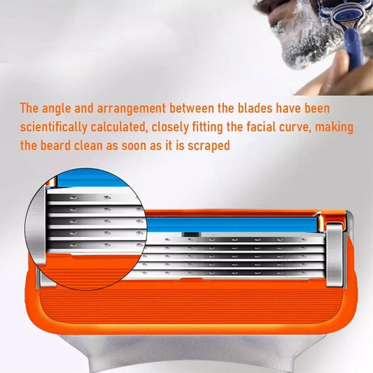 32PCS Shaving Razor Blades Refills Compatible For Fusion 5 Proglide