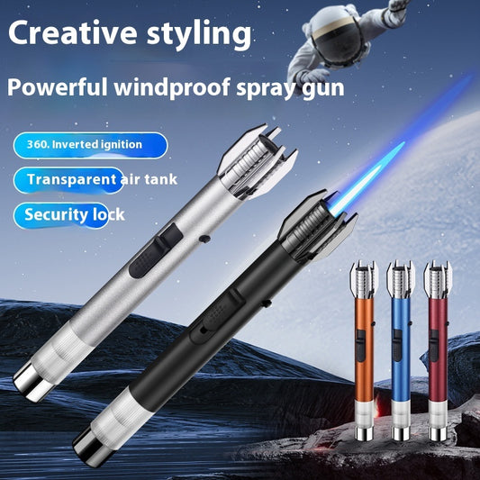 Light Sword High Temperature Straight Blue Flame Gun Gas Lighters
